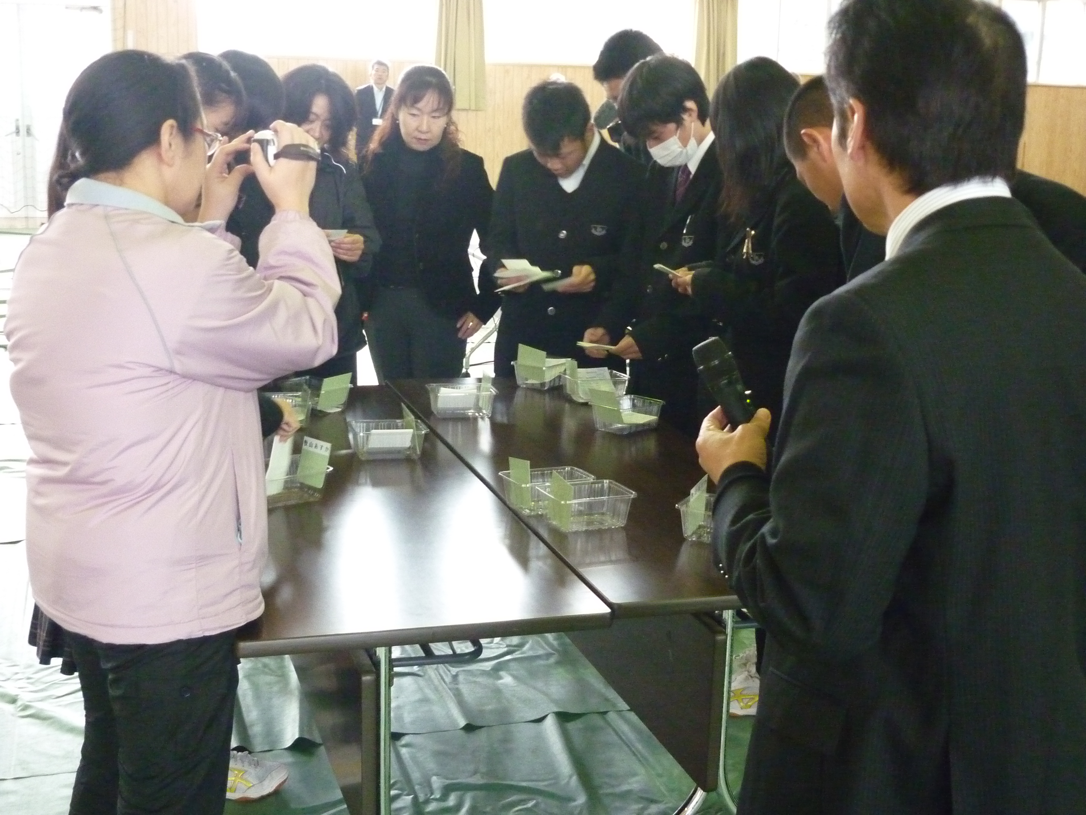 慎重にチェックしています開票のしくみがわかりました