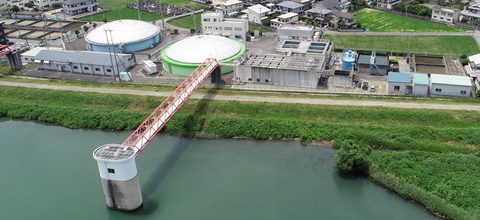 更新前の北島町浄水場