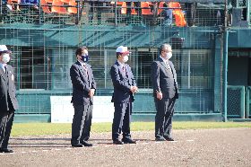 鳴門市少年軟式野球４年生以下大会開会式 （オロナミンC球場）